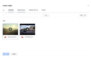 Add Video Google Slides